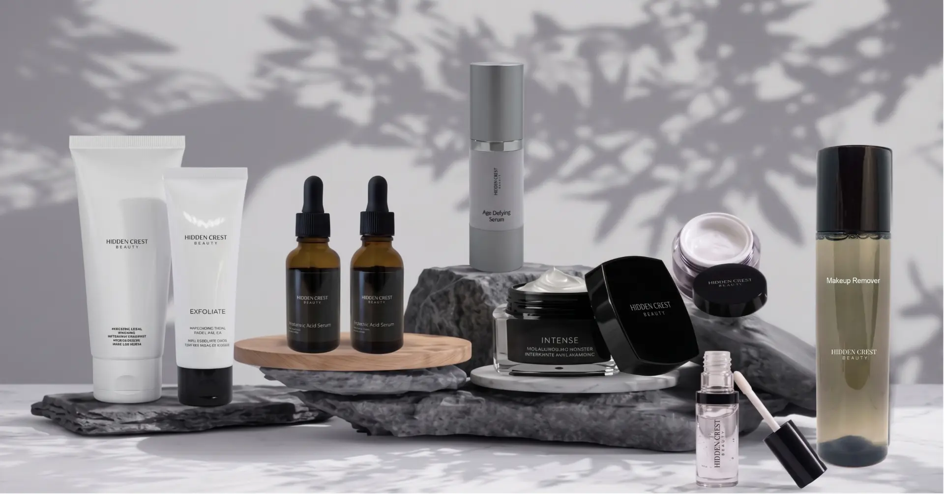 The Complete Vanity set — the full Hidden Crest Beauty collection